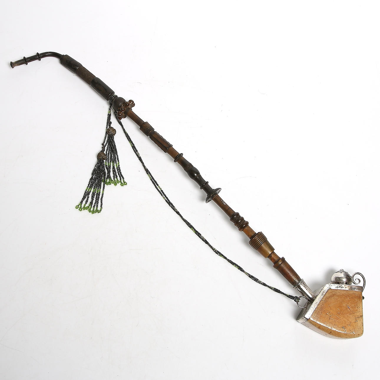 PIPA, silver samt sjöskum, J.O. Degerman, Haparanda, 1861.