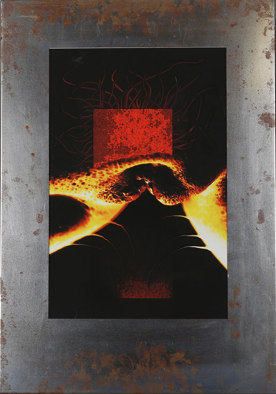 ALEXANDER RUDENSTAM. Erotika, färglitografi, osignerad.