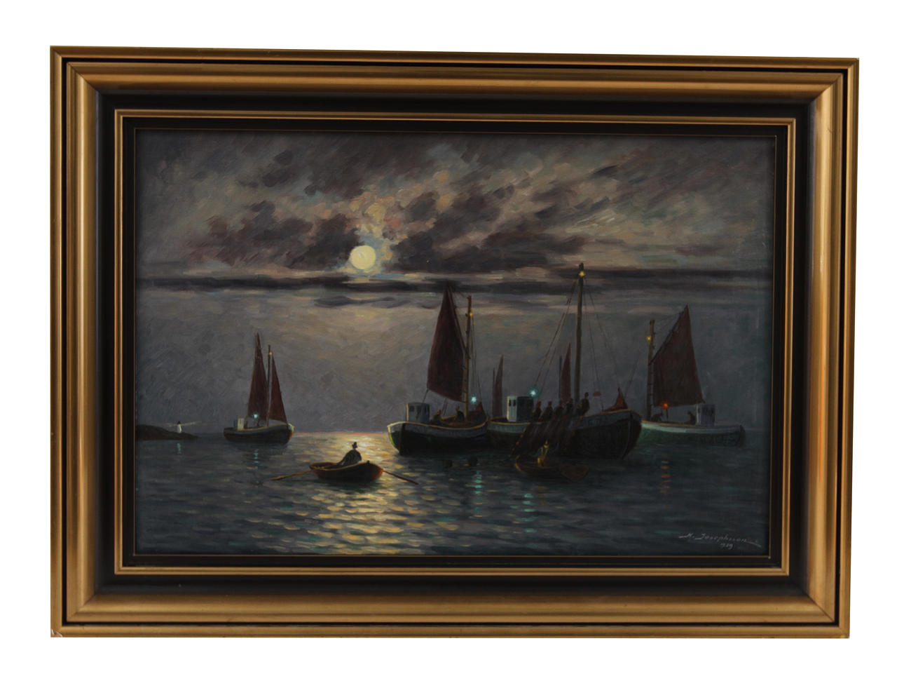 HUGO JOSEPHSSON. Olja på duk. Signerad och daterad 1939.