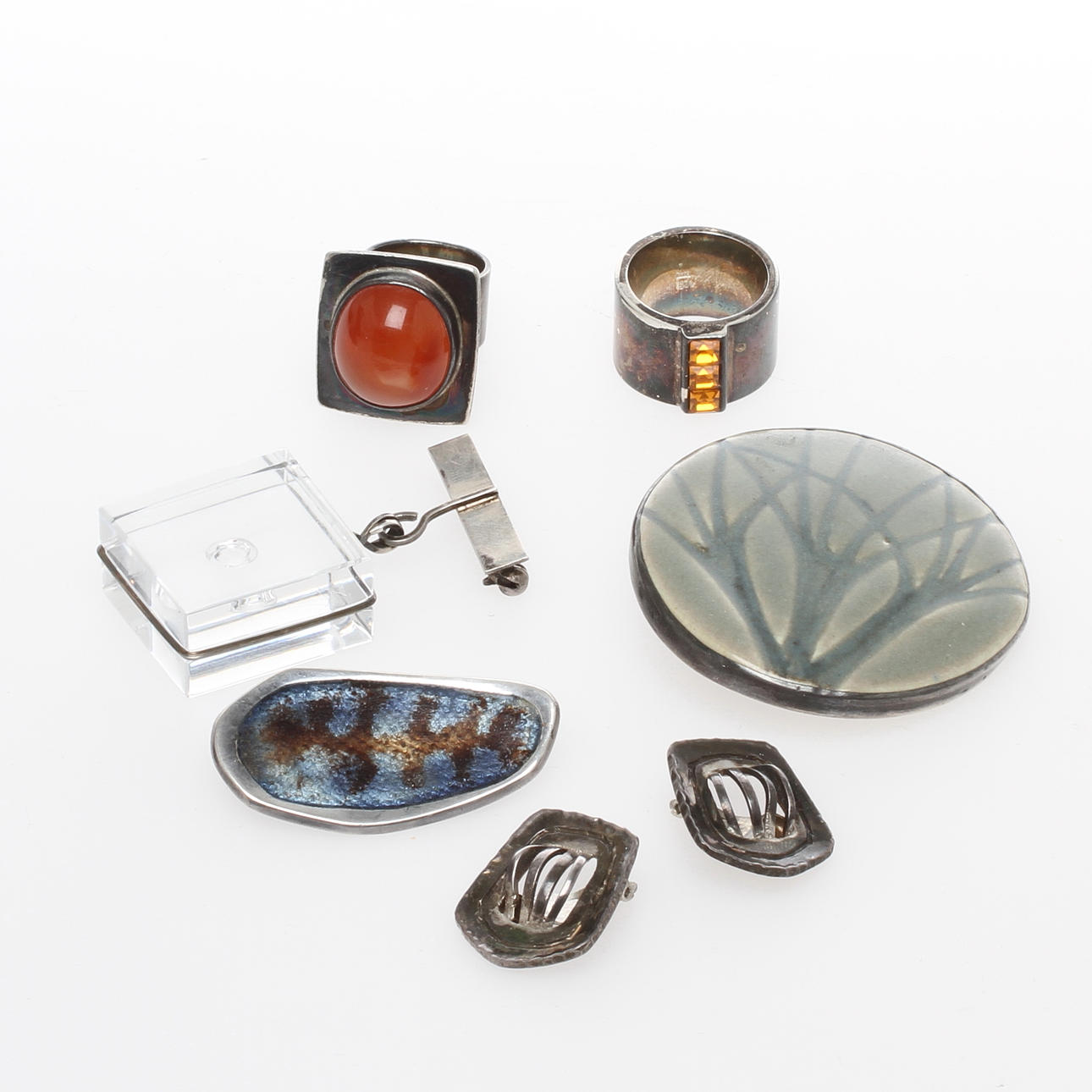 SMYCKEN, 6 delar, silver, 1900/2000-tal.