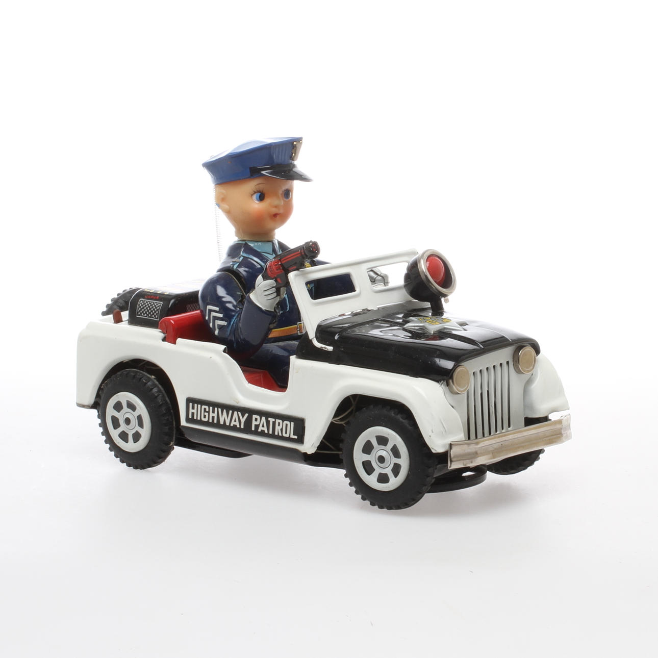 DAIYA Japan, POLICE JEEP. Batteri.