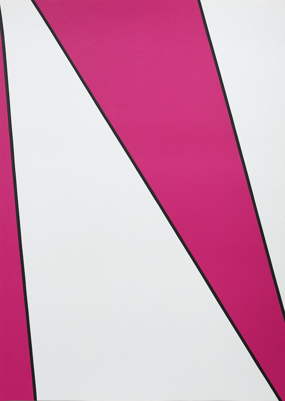 AUSSTELLUNGSPLAKAT, Olle Baertling, unbezeichnet.