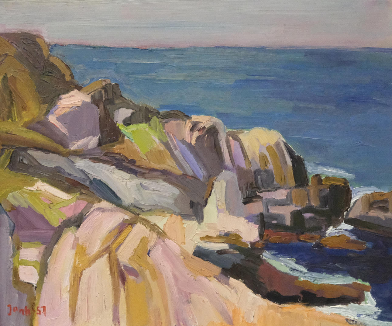 GUNNAR JONN. OIL ON CANVAS.