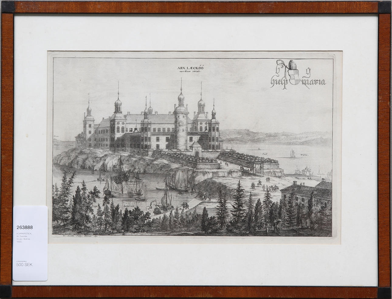 KOPPARSTICK, W. Swidde, Sculp: Holmia 1693.