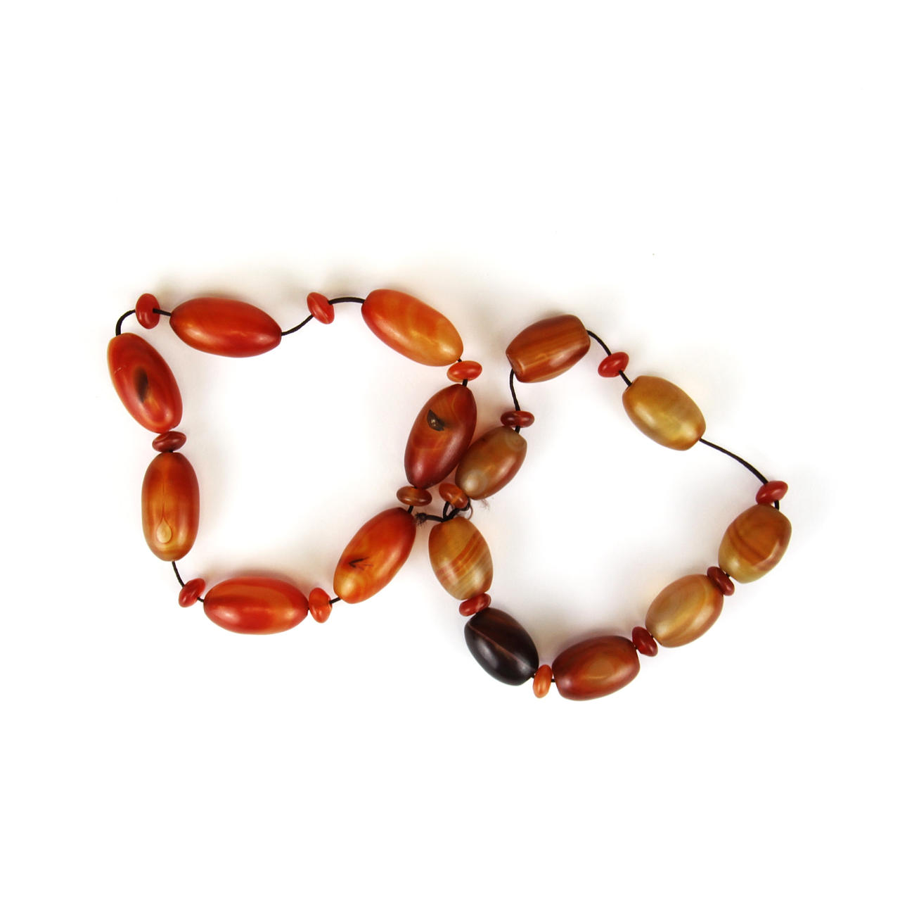 POLERAD AGAT PÄRLOR.