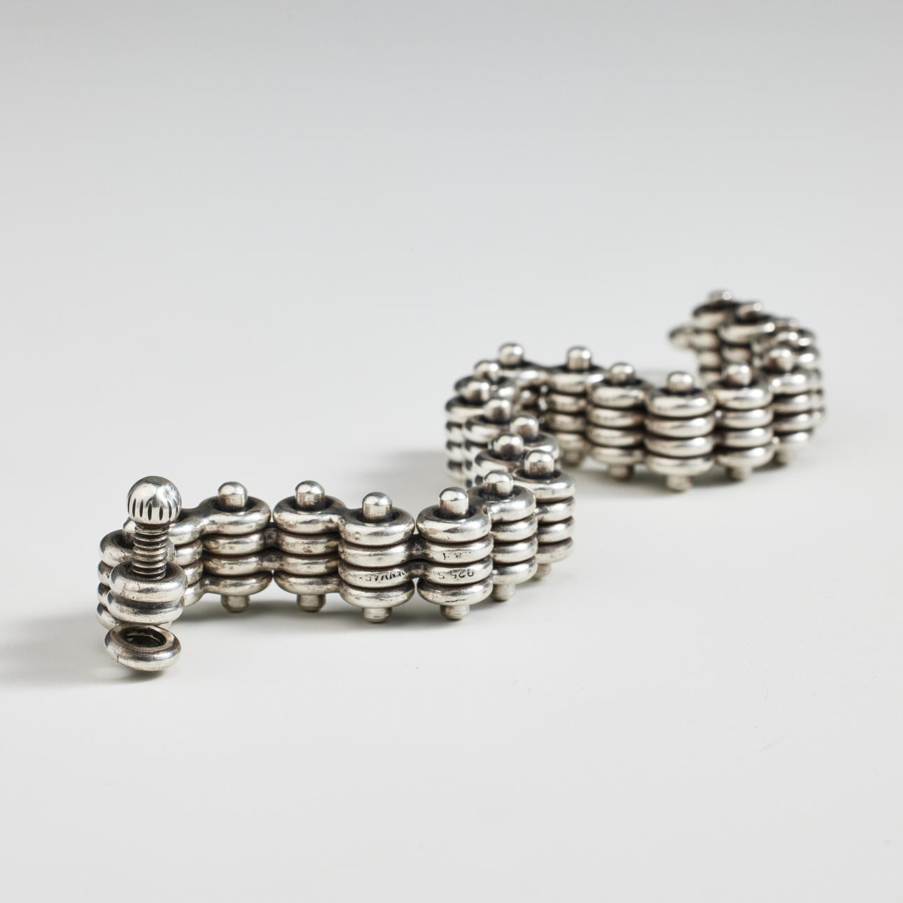 HANS HANSEN, bracelet, silver, Denmark, mid-20th century, 8