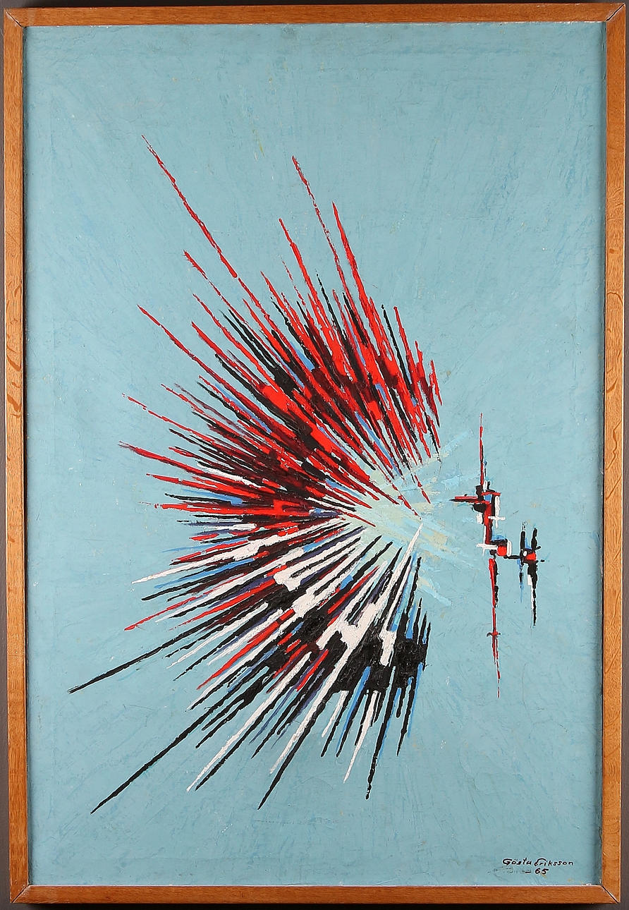 GÖSTA ERIKSSON. Olja på duk, signerad a tergo, och daterad -65.