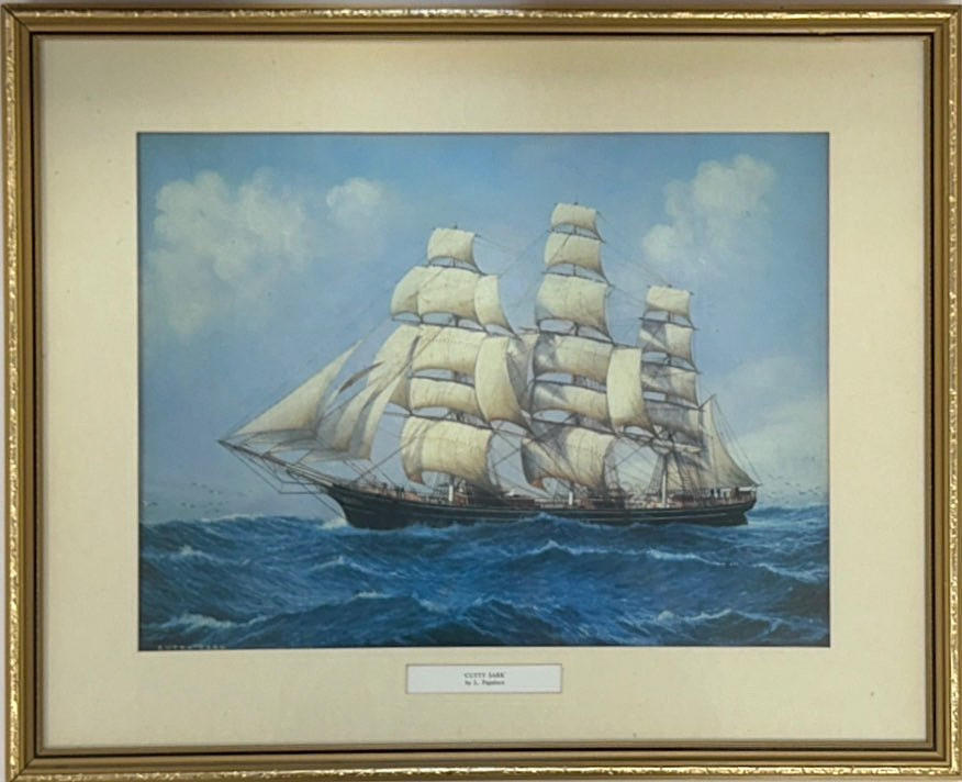 L. PAPALUCA. 'CUTTY SARK' PRINT.