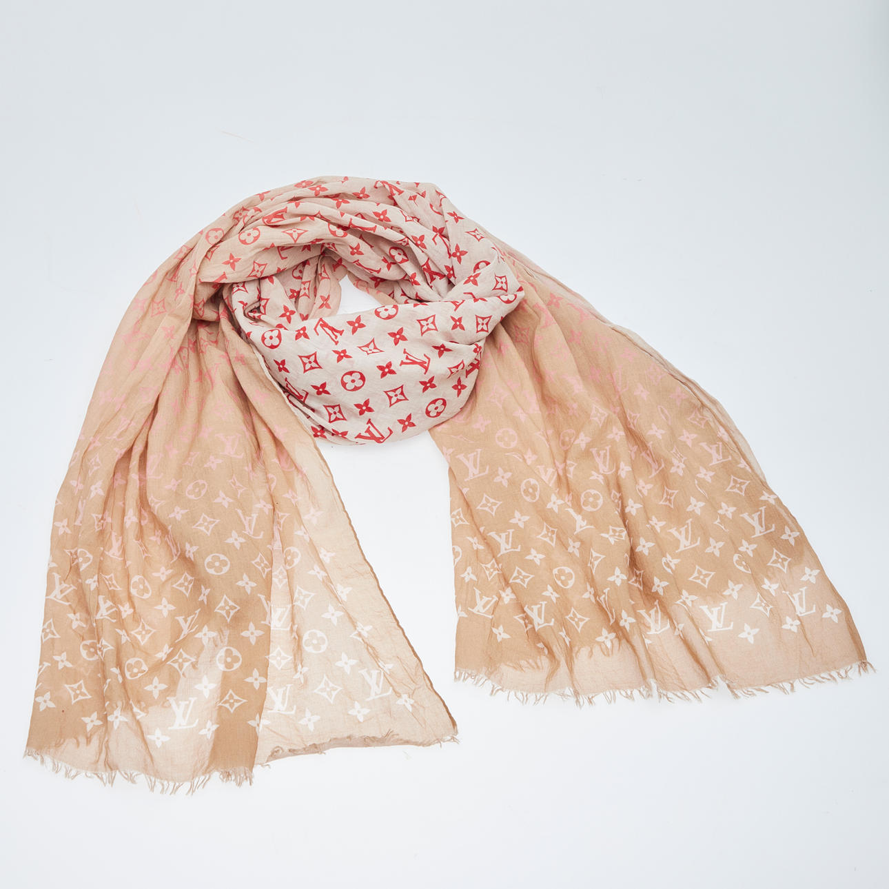 Louis Vuitton, tela / bufanda, algodón.