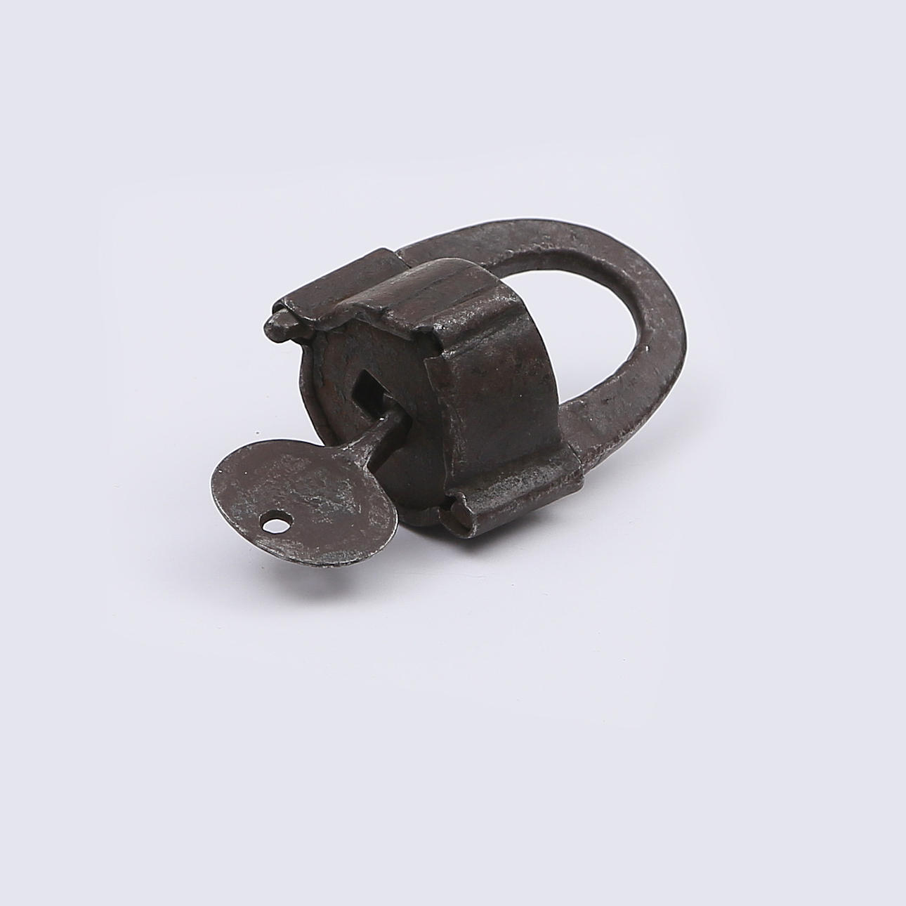 PADLOCK, iron, so-called Polhem lock, antique.