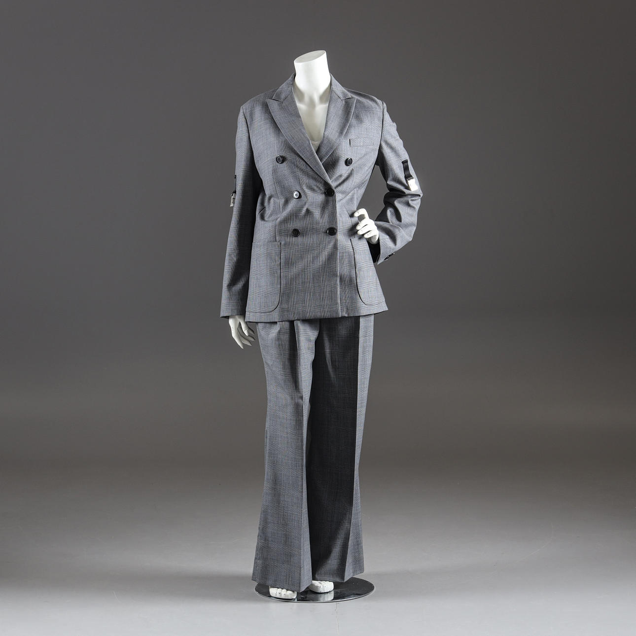 PRADA, Traje, Over size, lana, silla IT 42.