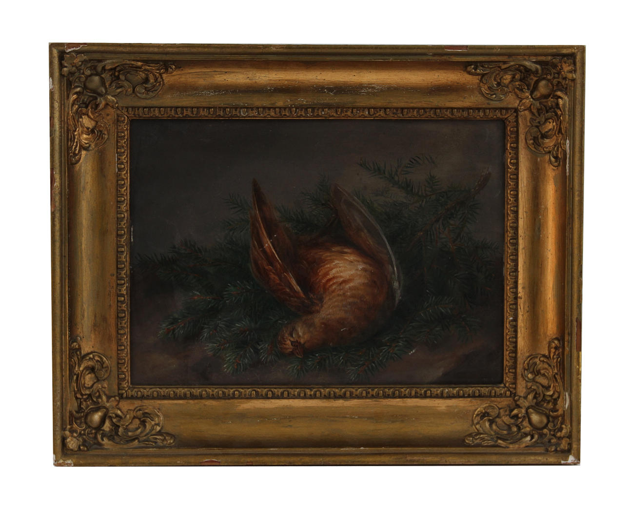 OKÄND KONSTNÄR, olja på plåt, sign.