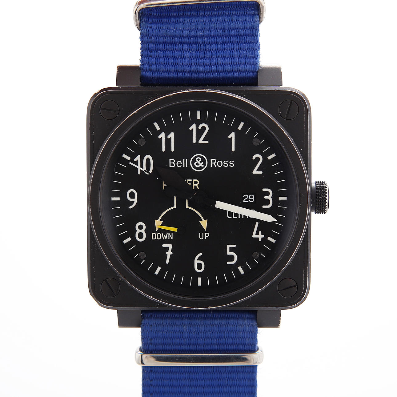 BELL & ROSS, wristwatch, BR 01 - 97 Climb, ceramic, automatic.