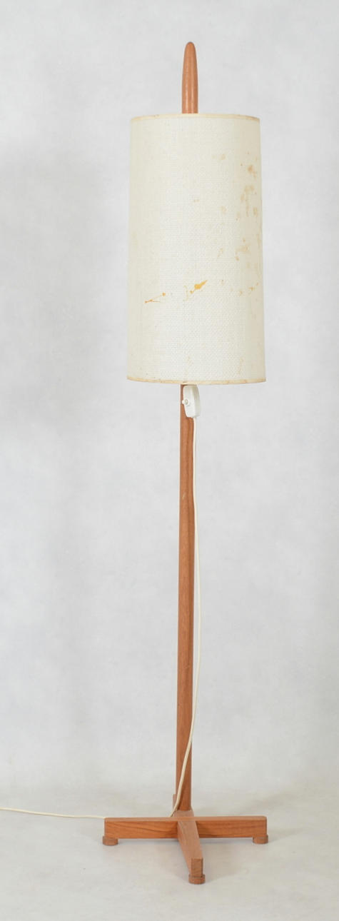 GOLVLAMPA, teak, 1960/70-tal.