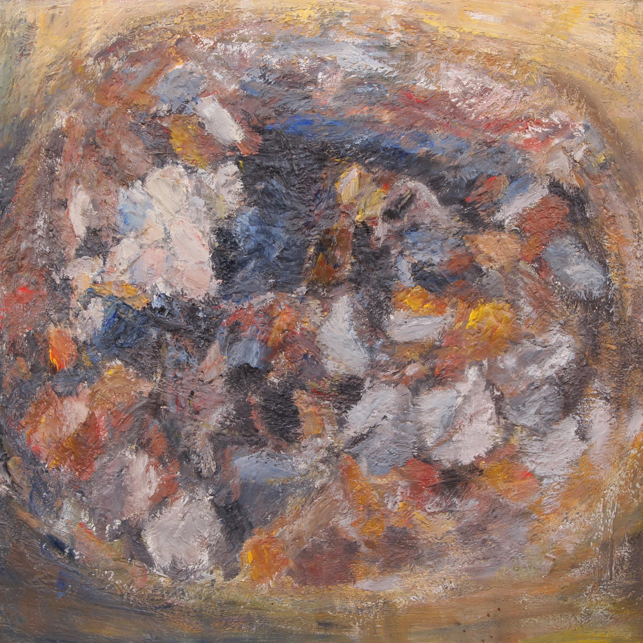 JEAN RAGNAR. Olja på pannå, "Höst", signerad.