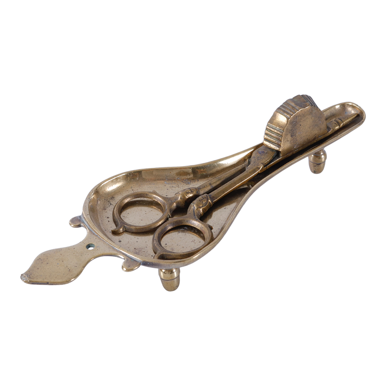 LIGHT SCISSORS WITH BARREL, bronze, 17th century. Silver & Metals ...