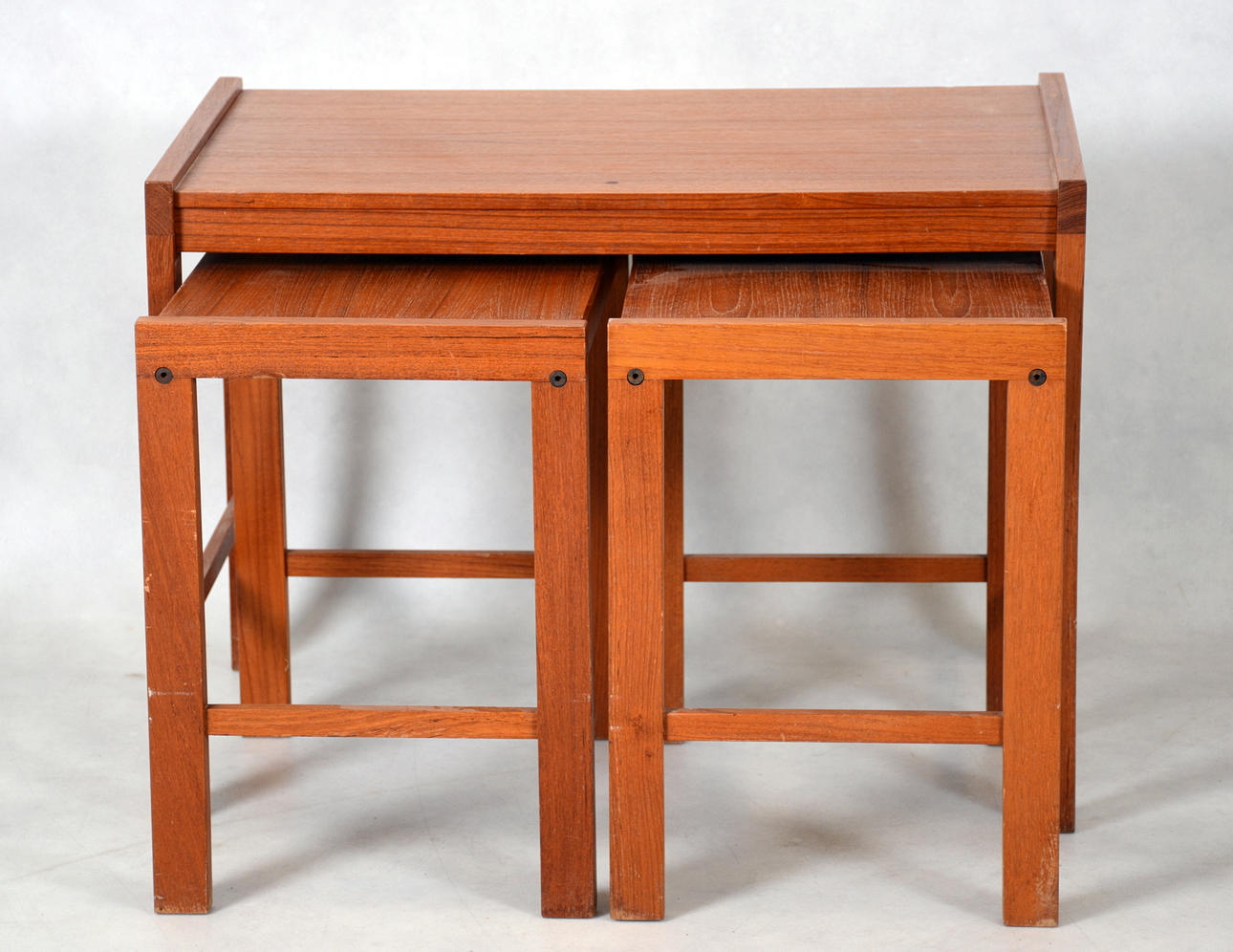 SATSBORD, 3-delar, teak, DS Möbler, 1950/60 tal.