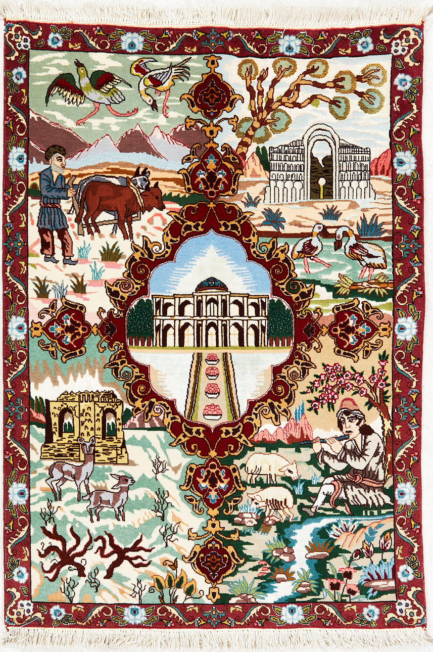 ORIENT MATTA, Täbriz, Figürlich.