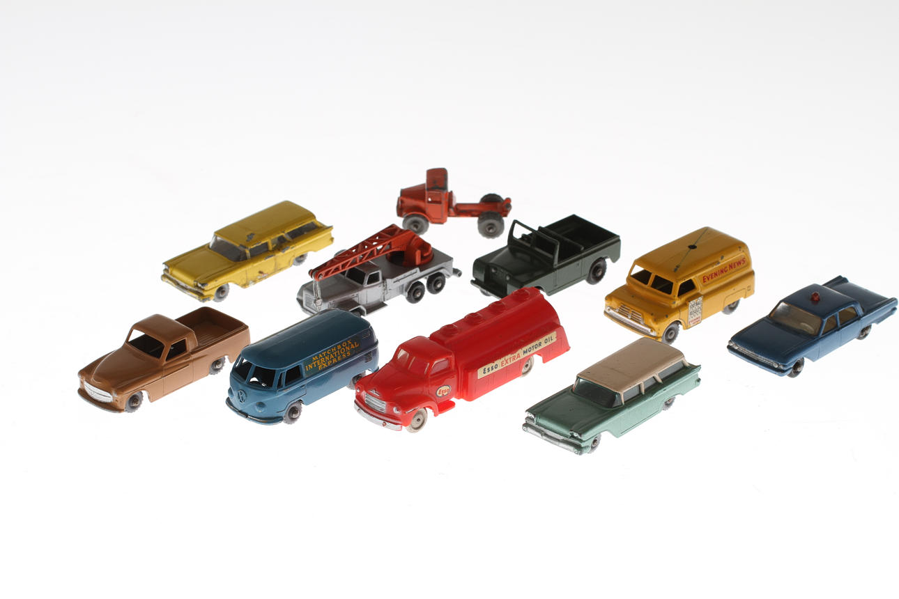 MODELLBILAR mest Lesney , 10 stycken.