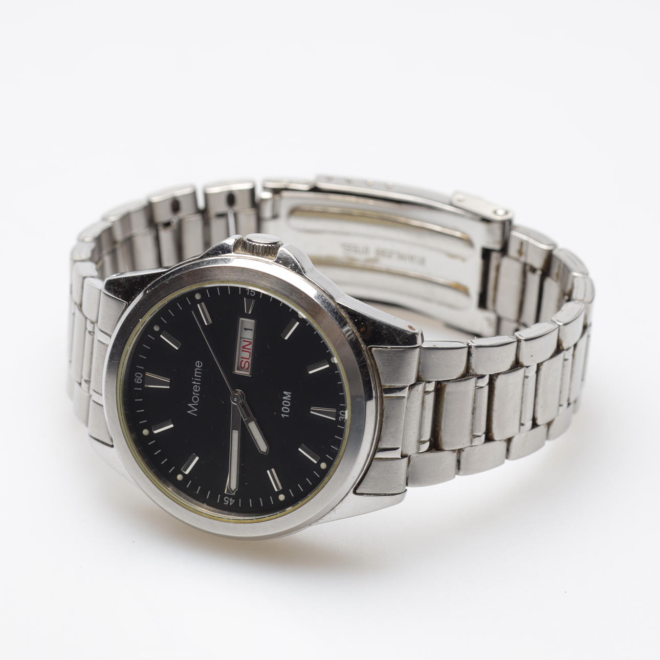 BRACELET WATCH, Quartz, steel, Moretime.