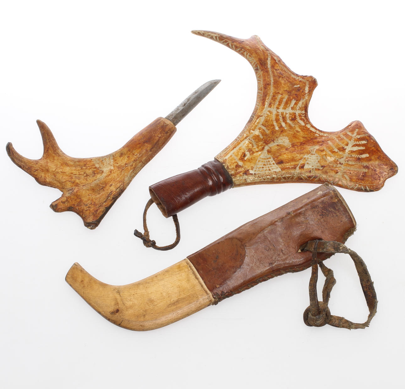 RENHORNSKNIV, KNIVSLIDA, samearbeten, tidigt 1900-tal.