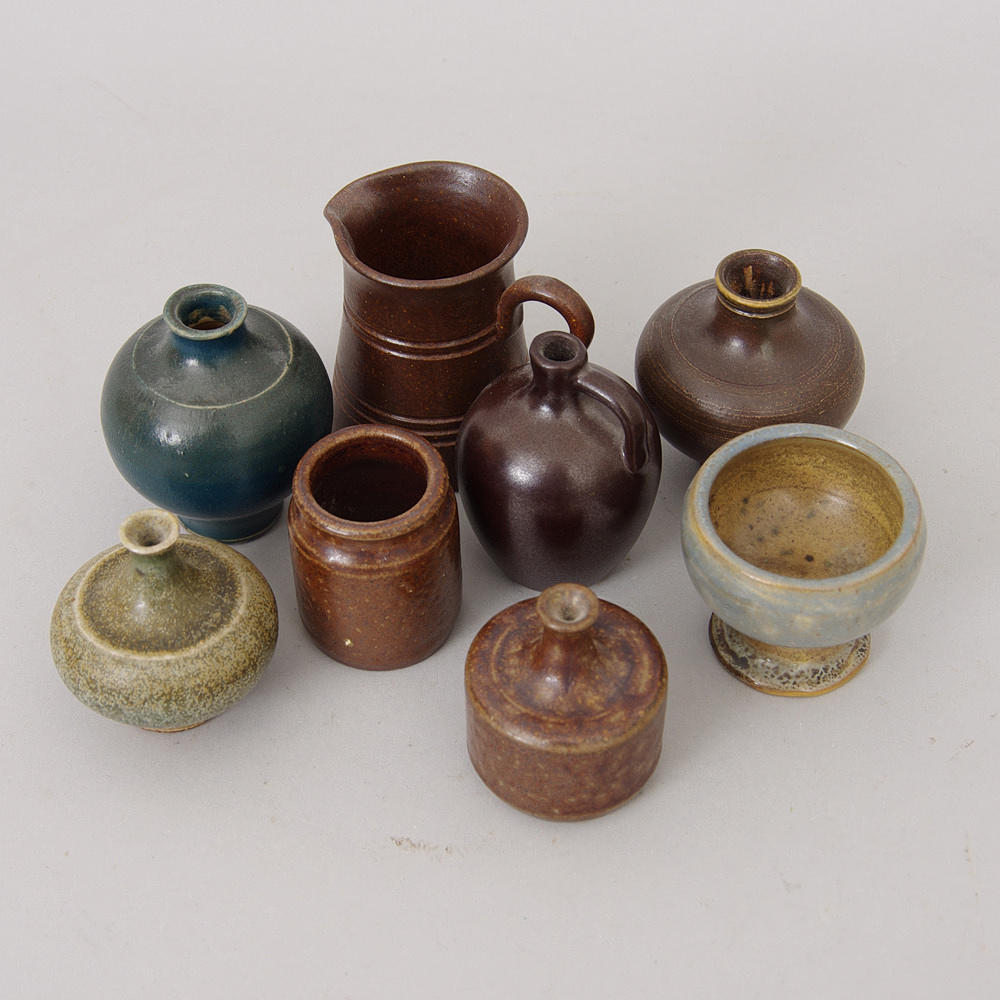 KERAMIKMINIATYRER, Wallåkar, Höganäs m.fl.