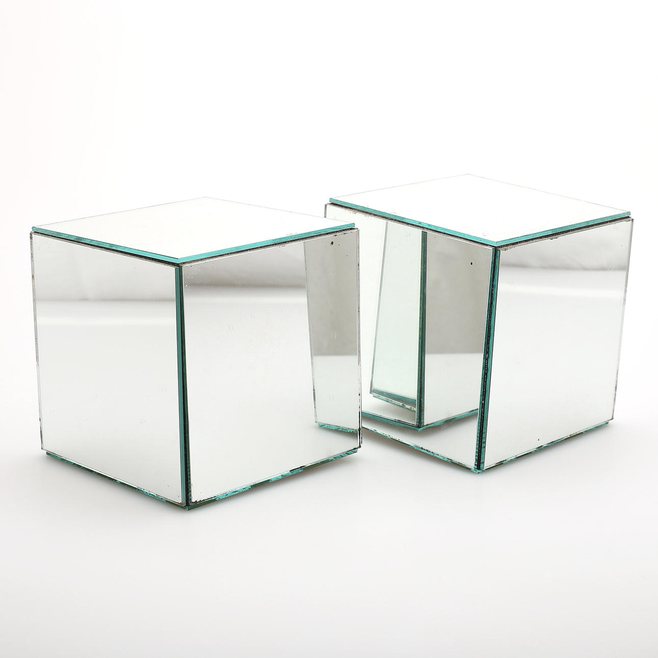 SPEGELKUBER, ett par, 1960-tal.