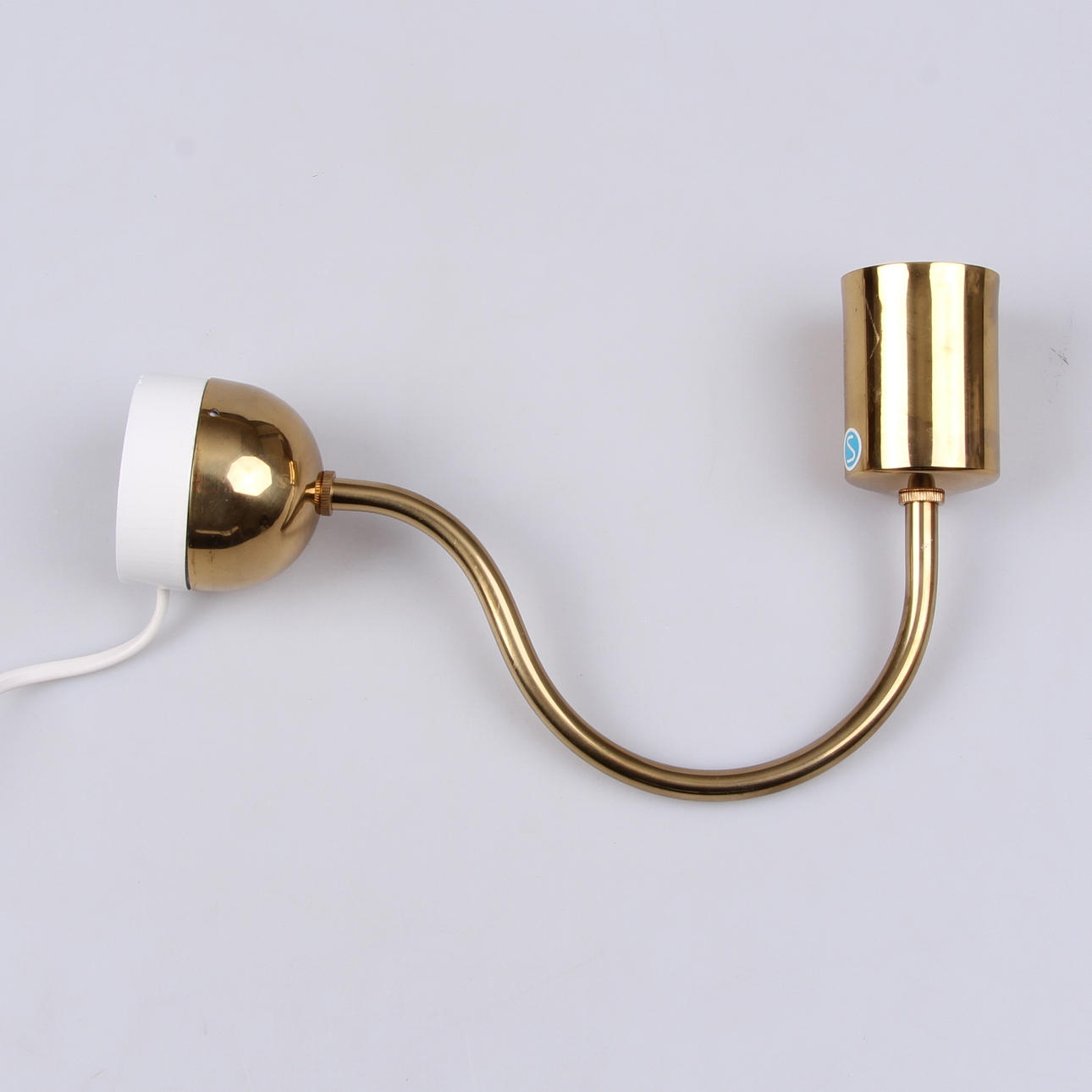 VÄGGLAMPA, mässing, "2334", Josef Frank, Firma Svenskt Tenn.