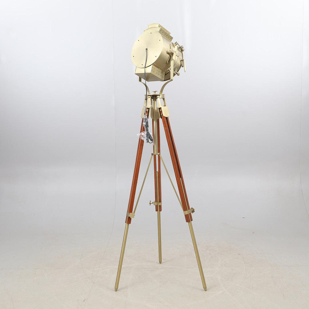 STEHLEUCHTE, Stativ, Strahler, zeitgenössisch.