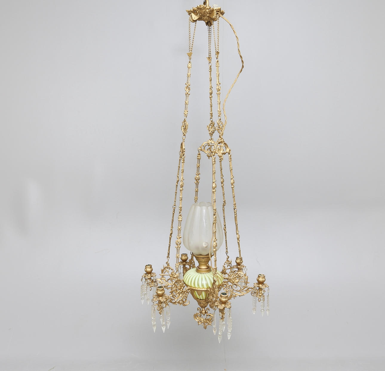 TAKLAMPA, fotogen, 18/1900-tal.