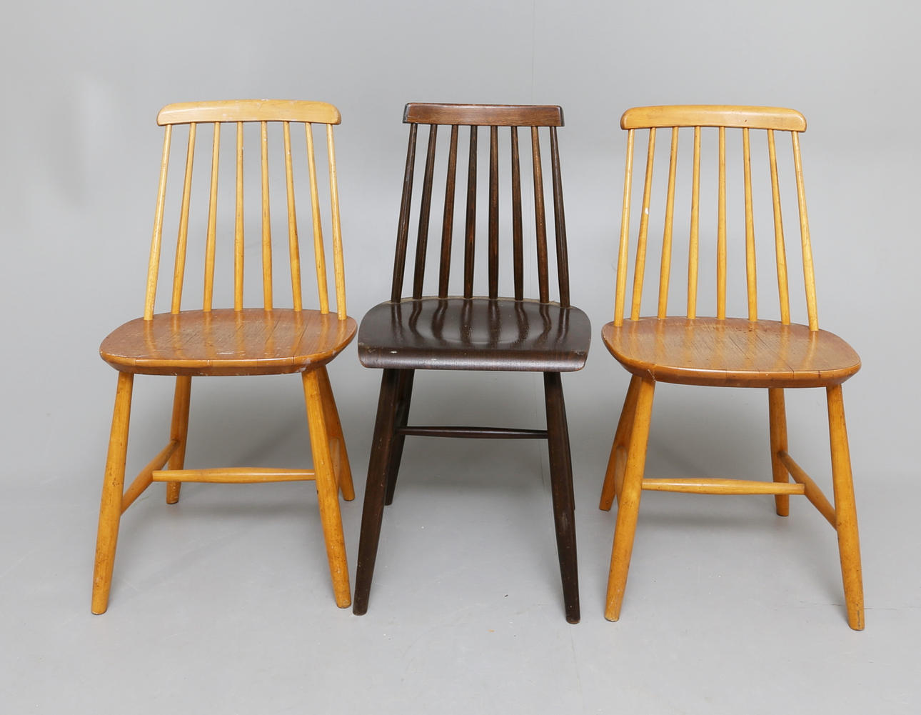 PINNSTOLAR, 3 st, 1960-tal.