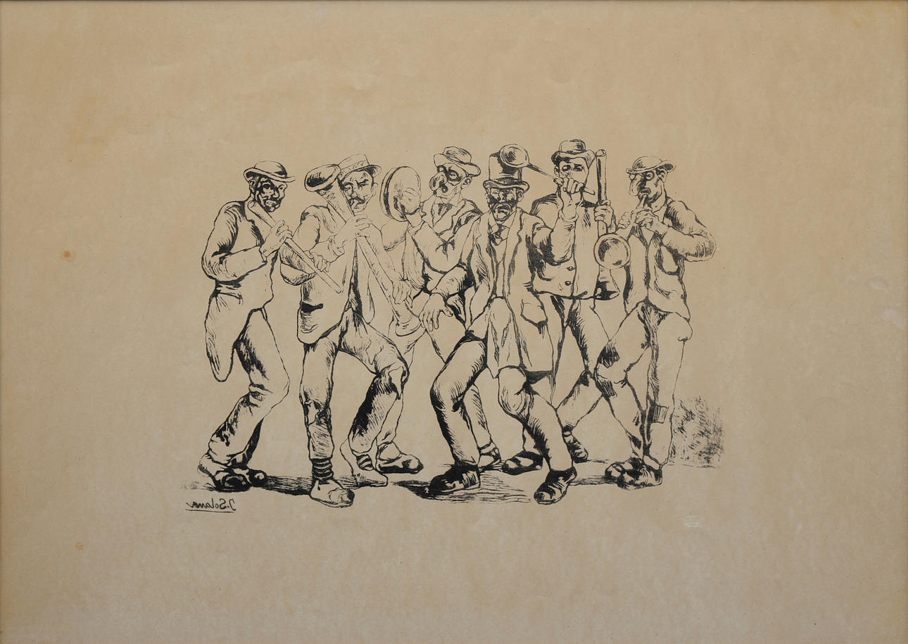 JOSÉ GUTIÉRREZ SOLANA. ”Murga i Cádiz”.