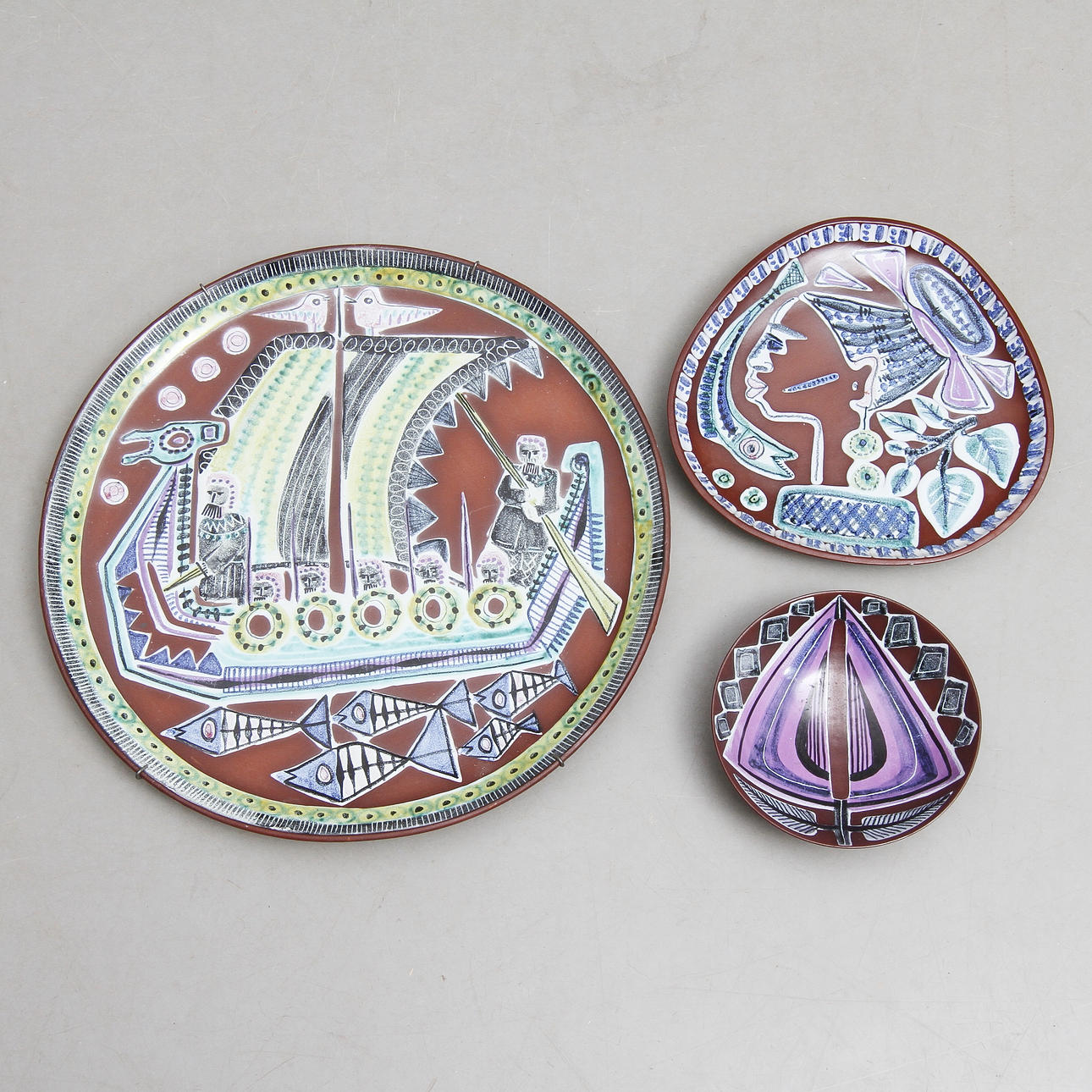 SKÅLFAT, FAT, SKÅL, Jani Keramik, Jane Wåhlstedt, 1900-tal.