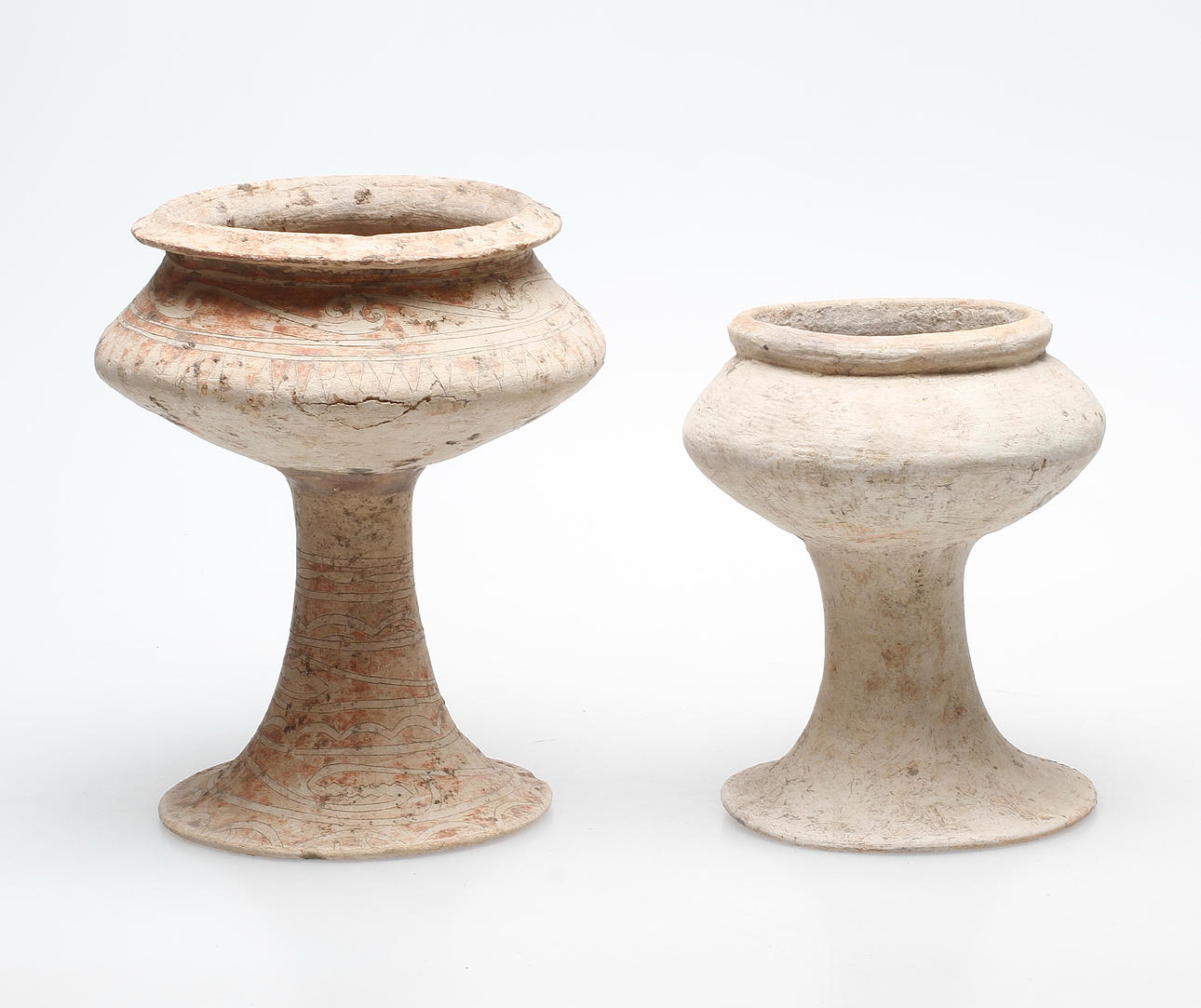 STEAM CUP, 2 st, keramik, troligen Thailand, 1000 f.Kr.