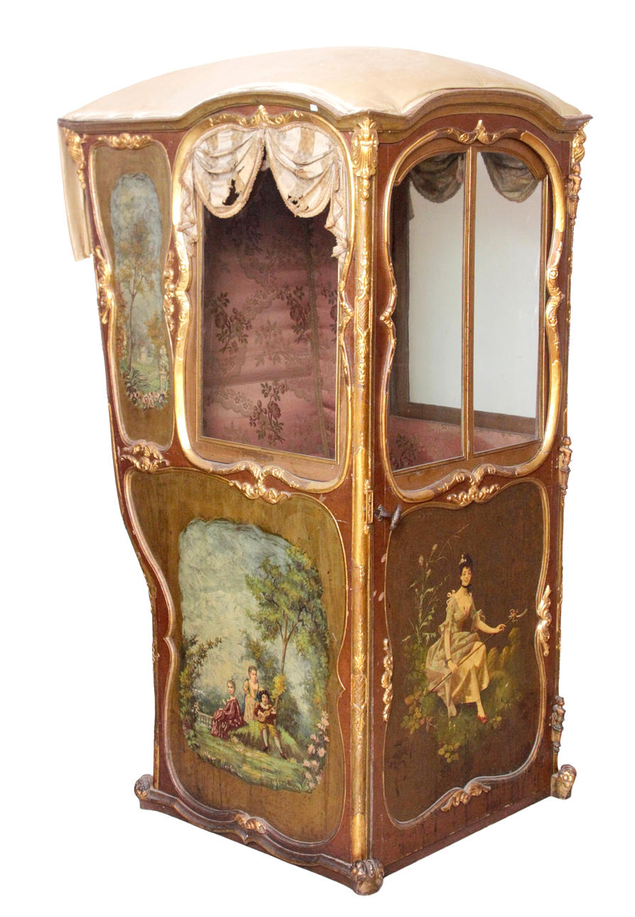 SILLA DE MANO FRANCESA SIGLO XVIII.