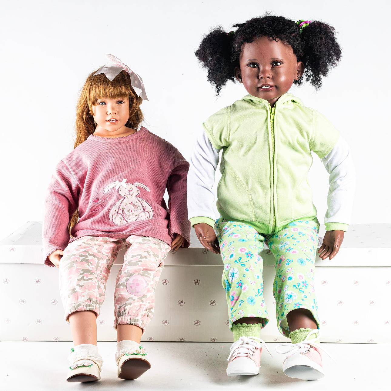 PUPPEN, 2 Stück, Ashton-Drake.