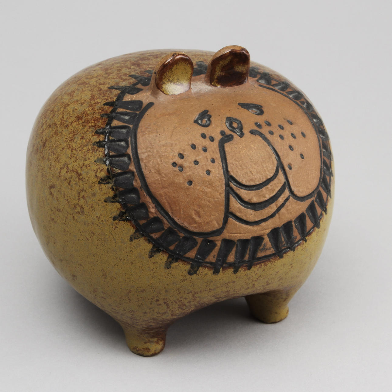 FIGURIN, "Bulldog", Lisa Larson, Gustavsberg.