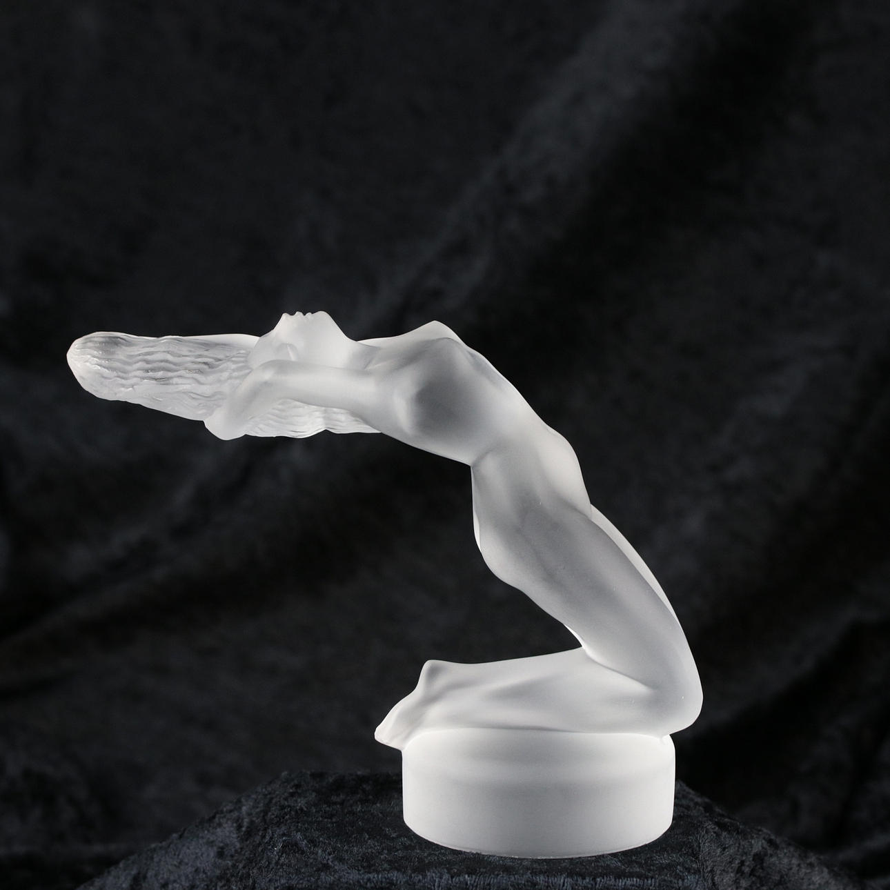 極美品★ラリック クリシス lalique Chrysis フランス アールデコ RENÉ LALIQUE. Radiator ornament, sculpture, 