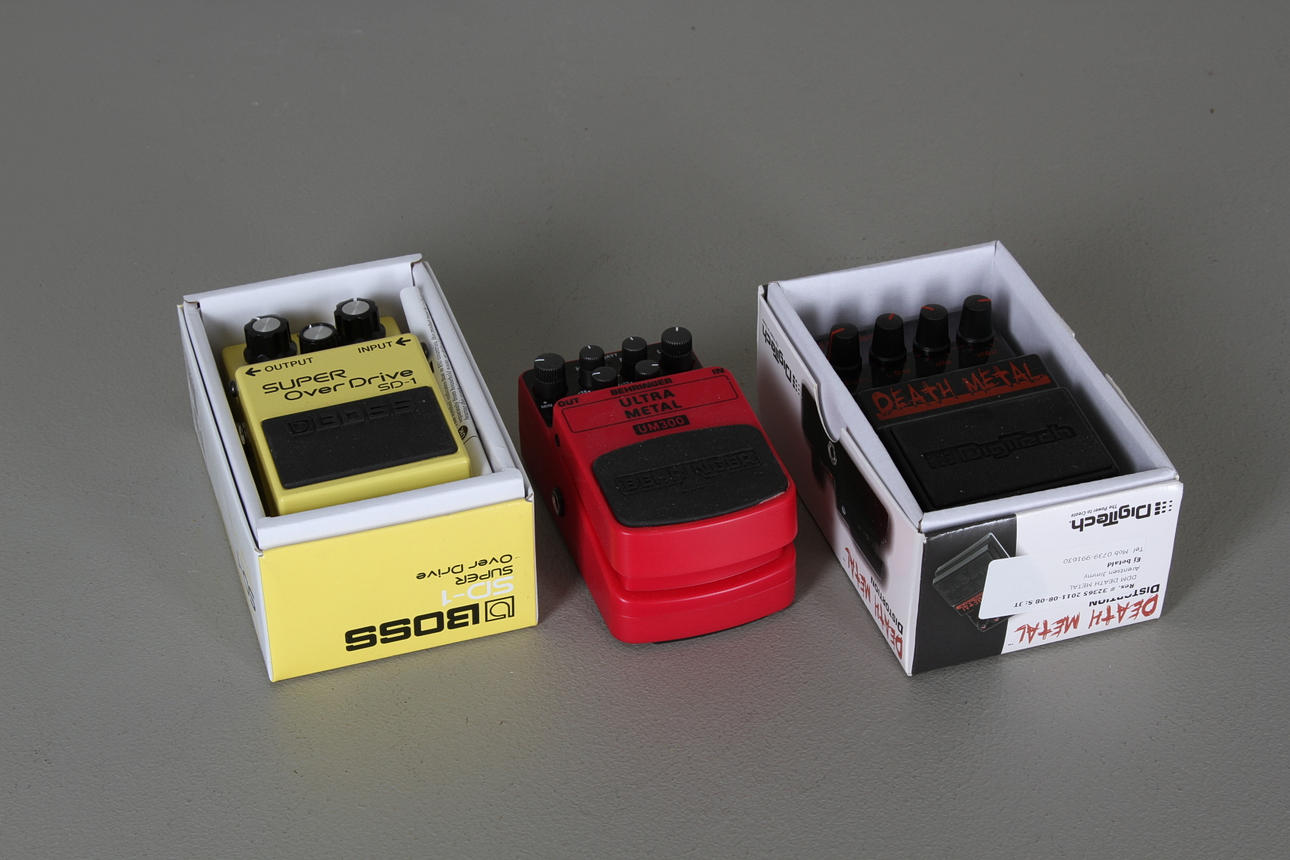 EFFEKTPEDALER, 3st, bland annat DigiTech Death Metal.