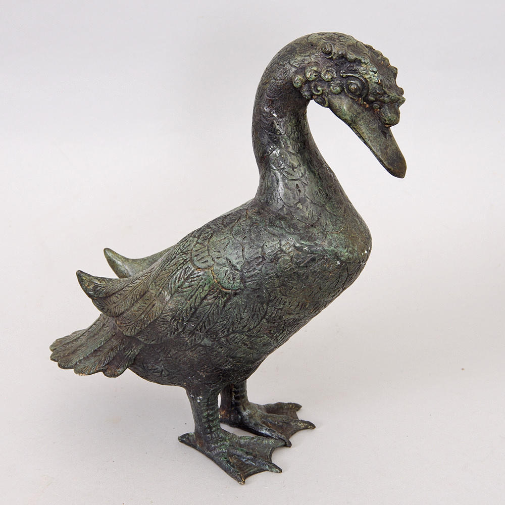 SKULPTUR, brons, anka, samtida.