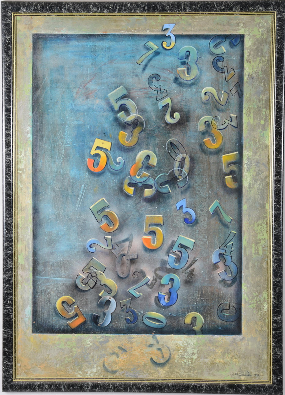 MICHAEL QVARSEBO. Blandteknik med collage.