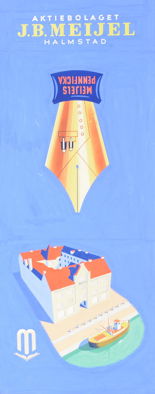 OKÄND KONSTNÄR. Gouache.