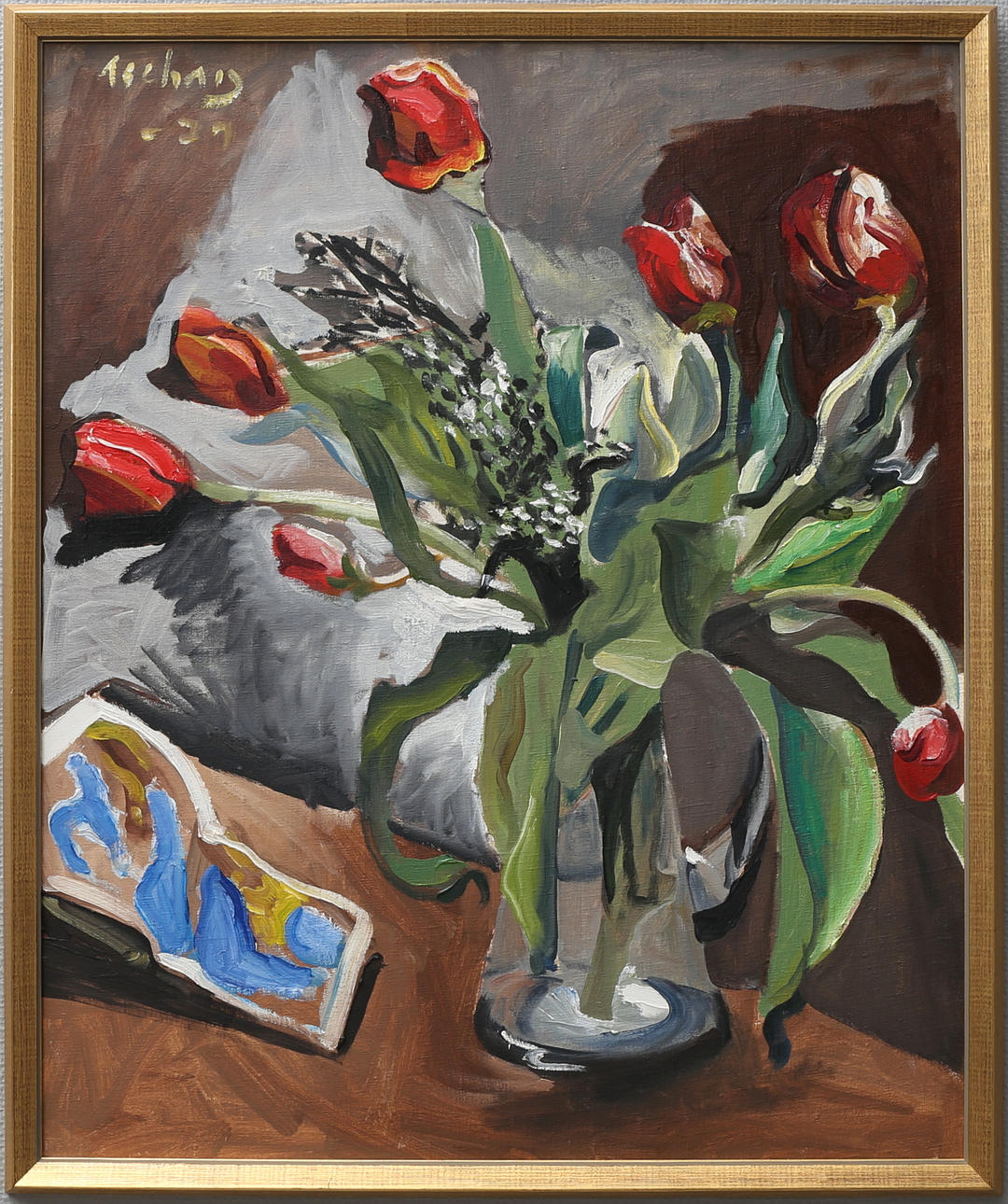 ULF ASCHAN. Stilleben. Olja på duk, signerad Aschan och daterad -79.