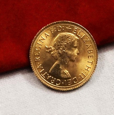 MONEDA DE ORO: ISABEL II, 1965.
