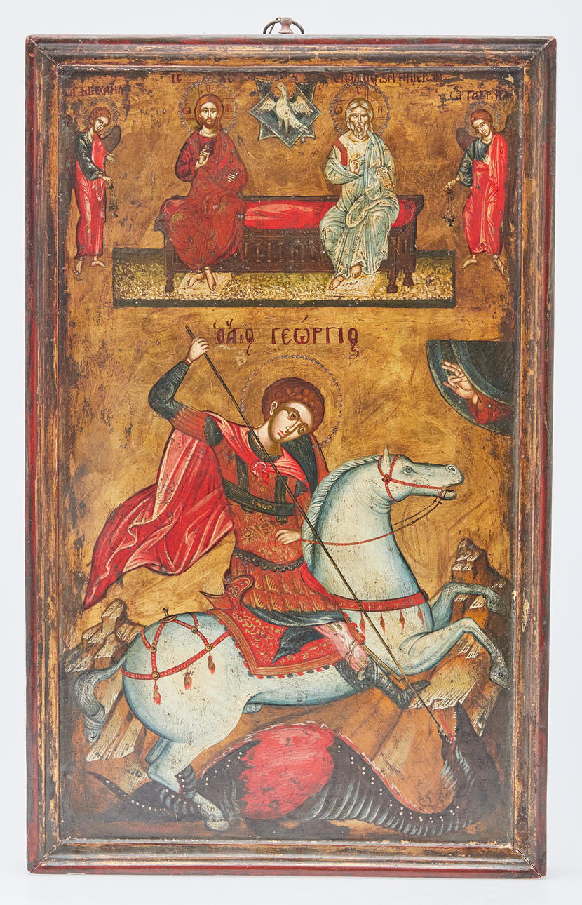 Icono / imagen sagrada, San Jorge.