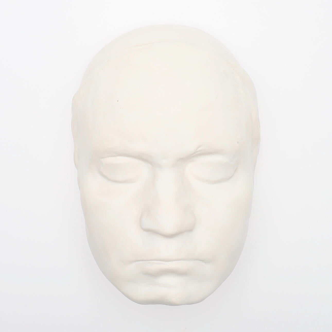 RELIEF, BEETHOVEN'S DEATH MASK, PLASTER.