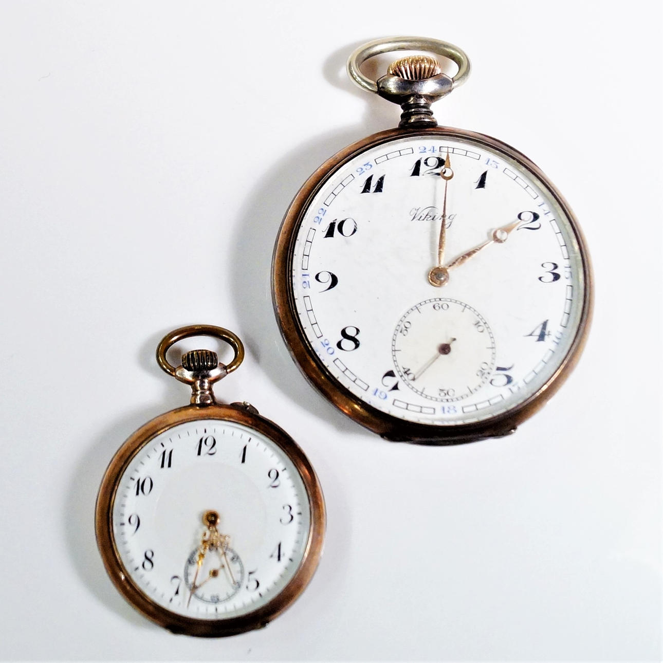 LOMMEUR, Viking og BEDSTEMOR UR, sølv.