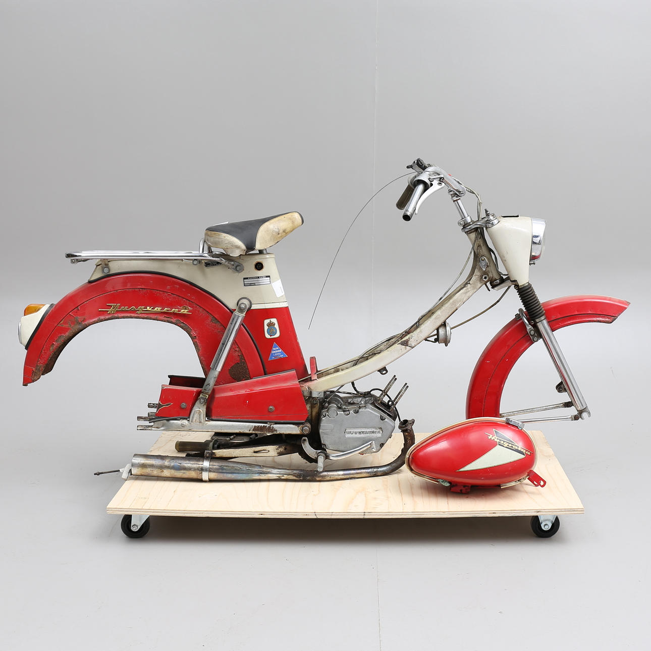 MOPEDRAM, Husqvarna, 1950-tal.