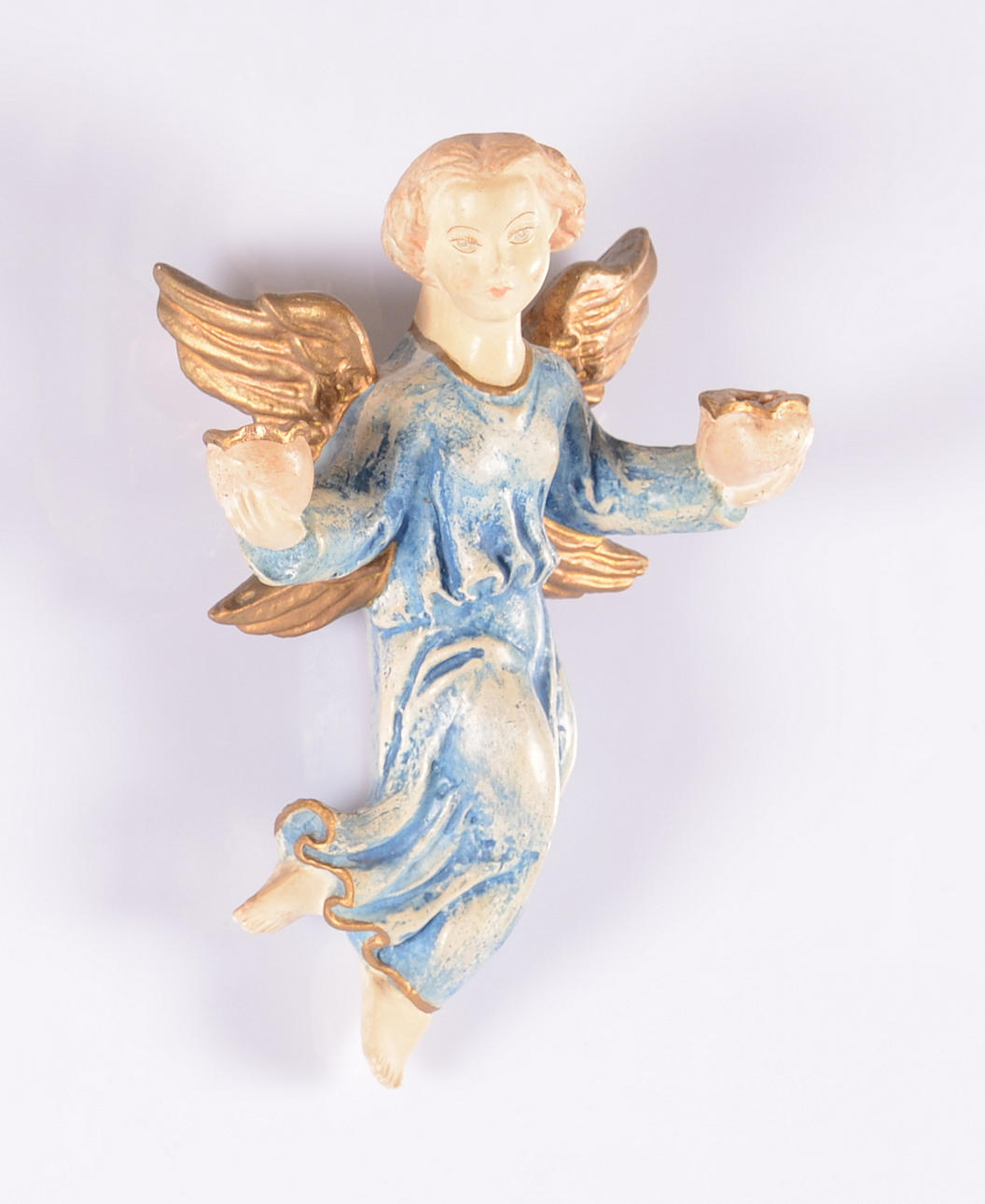 LJUSSTAKE, bemålad gips, signerad Eve och daterad -35 (1935).