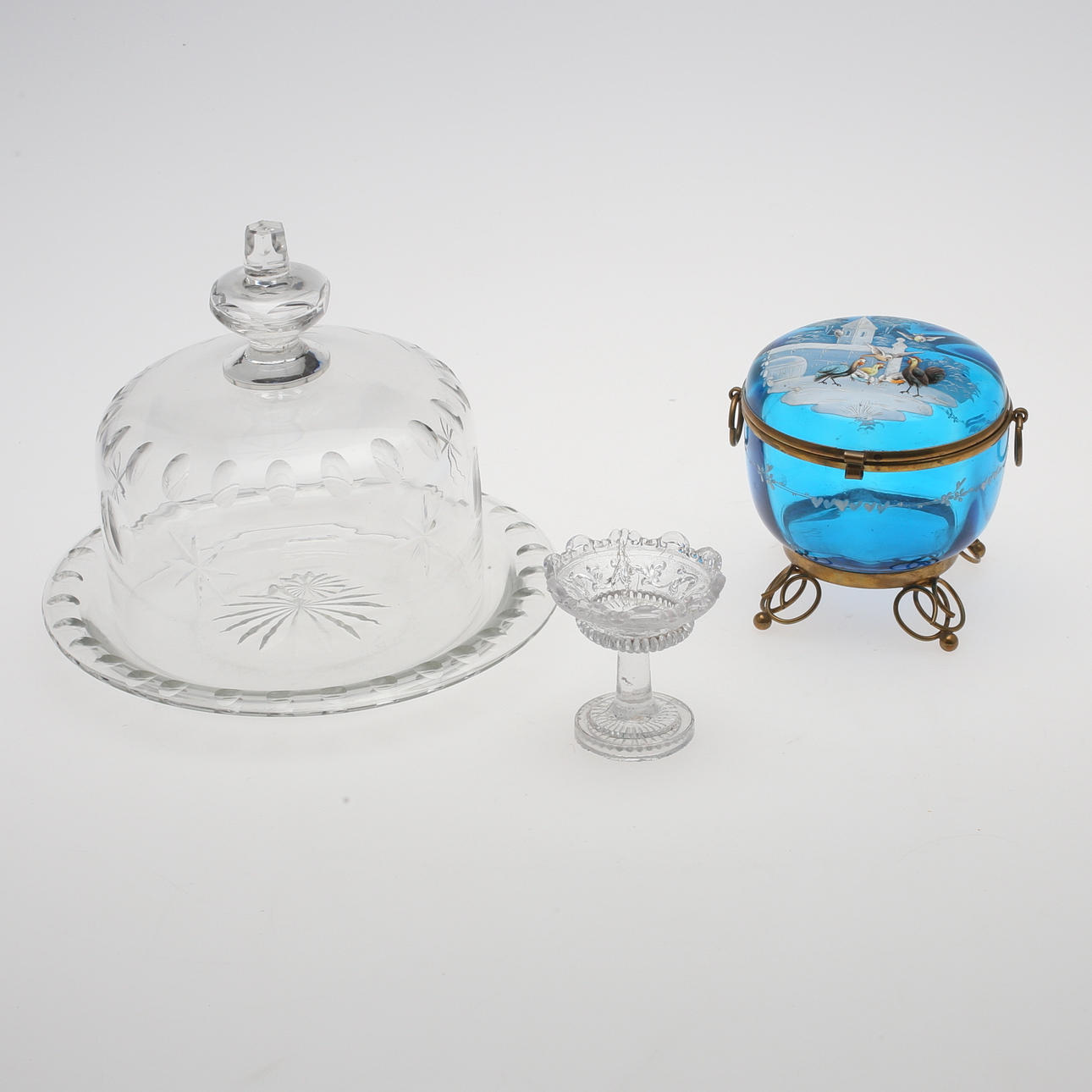 PARTI GLAS, 3 delar, 1860 - 1920.